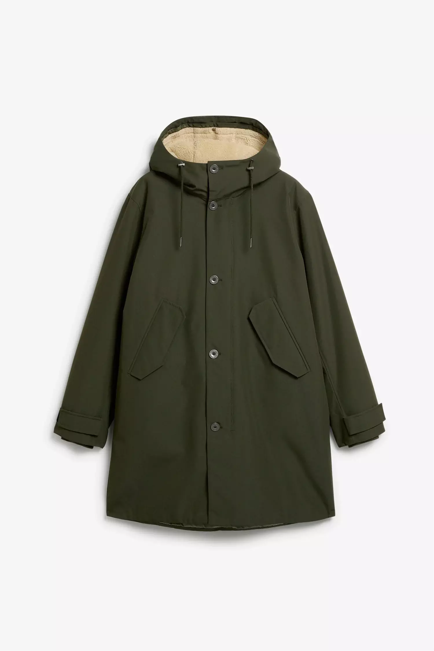 Elvine Figge Parka Dark Moss Herren Winterjacke Wasserfest grün